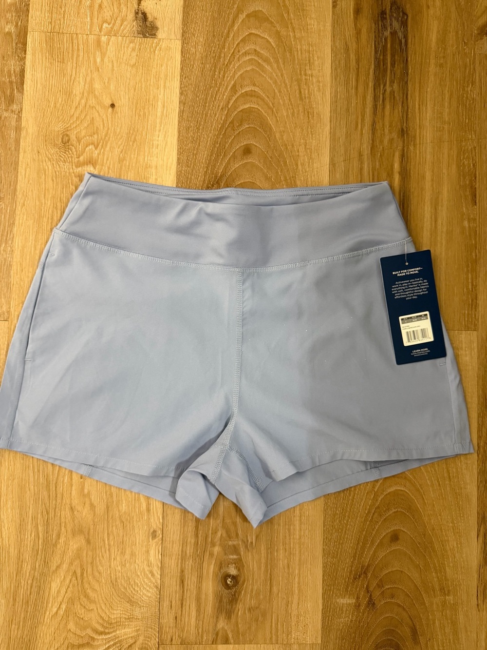 Marika Light Blue Athletic Shorts